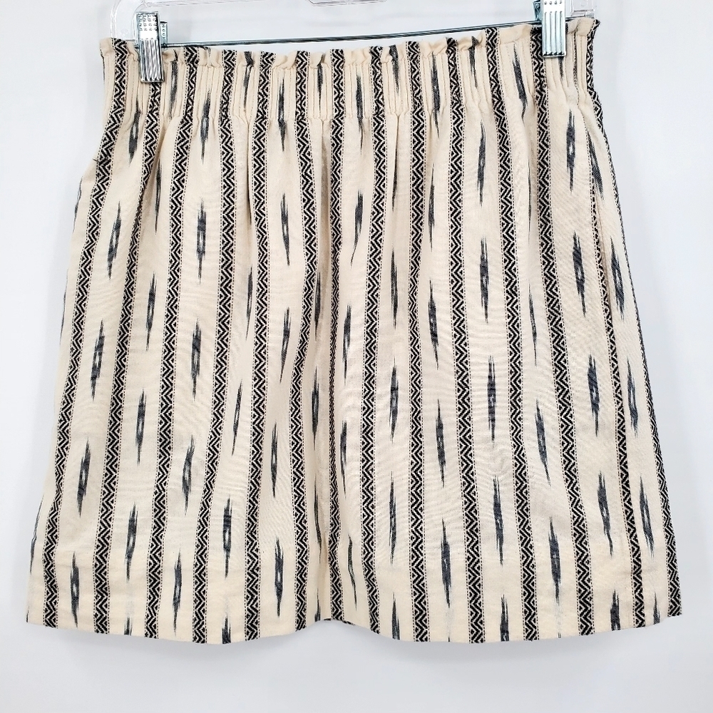 J.Crew Factory Aztec Tribal Print Pull-on Sidewalk Skirt